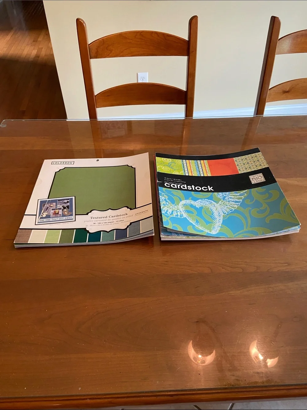 Cardstock Paper Pack - Textured Green and Teal Assortment, and Speciality Pack